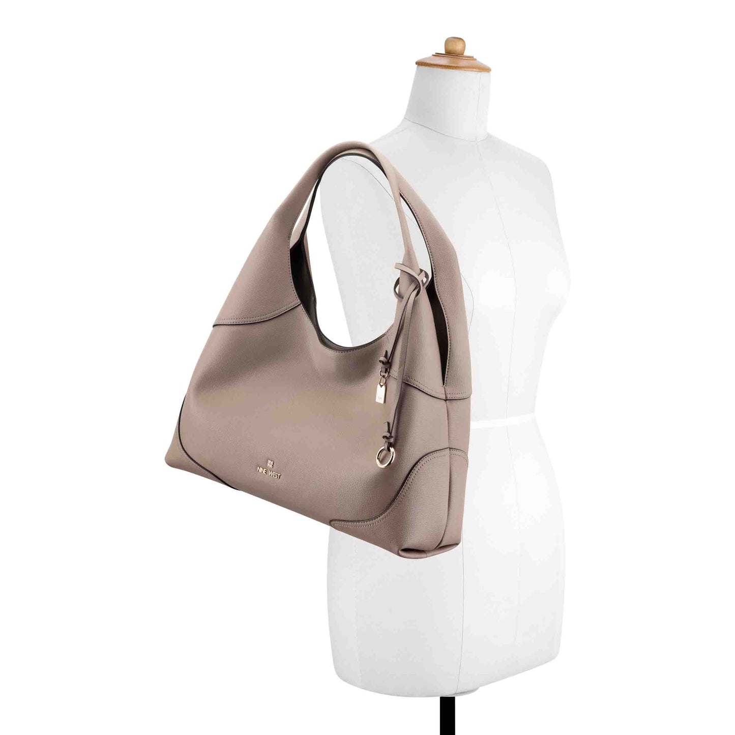 Triple Compartment Shoulder Bag